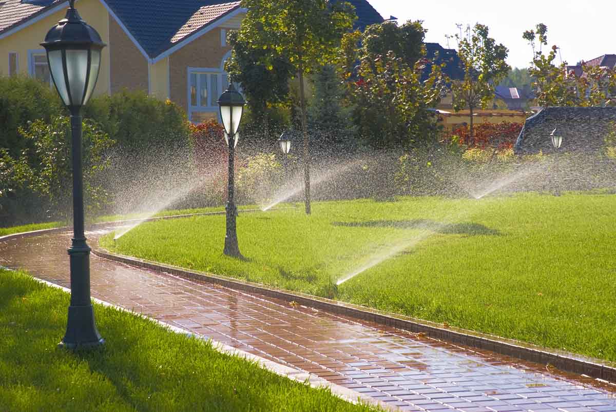 View leaf removal project in Tulsa